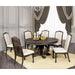 Arcadia Rustic Natural Tone Round Dining Table - Casa Morelos / Coahuila Furniture (Oklahoma City, OK)