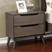 Lennart Gray Night Stand - Casa Morelos / Coahuila Furniture (Oklahoma City, OK)