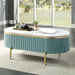 KOBLENZ Coffee Table, Light Teal - Casa Morelos / Coahuila Furniture (Oklahoma City, OK)