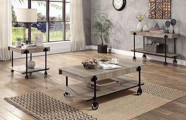 LOBB Sofa Table, Natural Tone - Casa Morelos / Coahuila Furniture (Oklahoma City, OK)