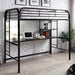 Opal Iii Black & Silver Twin Loft Bed - Casa Morelos / Coahuila Furniture (Oklahoma City, OK)