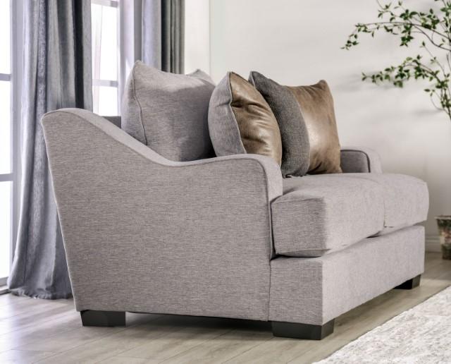 SKYLINE Sofa, Light Gray/Brown - Casa Morelos / Coahuila Furniture (Oklahoma City, OK)