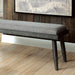 Vilhelm I Gray Bench - Casa Morelos / Coahuila Furniture (Oklahoma City, OK)