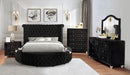 SANSOM E.King & Queen Bed, Black, Blue, & Grey - Casa Morelos / Coahuila Furniture (Oklahoma City, OK)