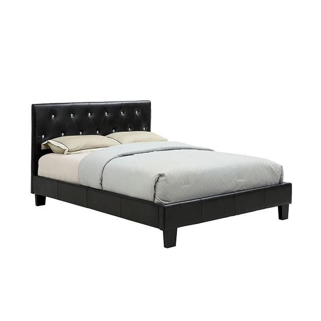 Velen Black Cal.King, E.King, Full, & Twin Bed Black & White - Casa Morelos / Coahuila Furniture (Oklahoma City, OK)