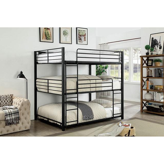 Olga I Antique Black Full/Full Bunk Bed - Casa Morelos / Coahuila Furniture (Oklahoma City, OK)