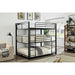 Olga I Antique Black Full/Full Bunk Bed - Casa Morelos / Coahuila Furniture (Oklahoma City, OK)