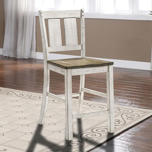 DAKOTA Counter Ht. Chair (2/CTN), A.White/Ash Brown - Casa Morelos / Coahuila Furniture (Oklahoma City, OK)