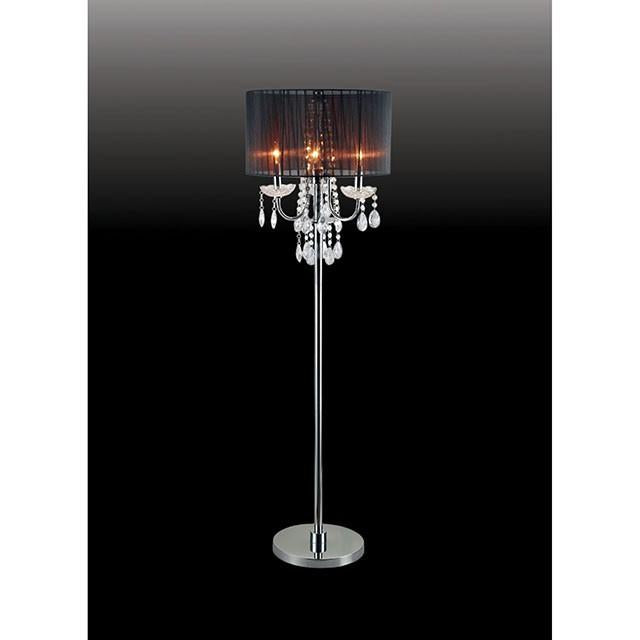 Jada Black Floor Lamp - Casa Morelos / Coahuila Furniture (Oklahoma City, OK)