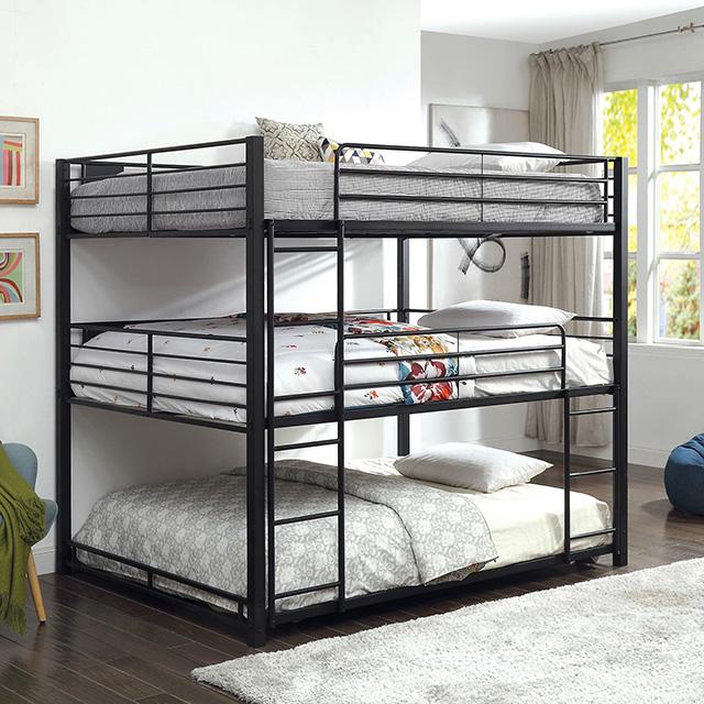 Olga I Antique Black Full/Full Bunk Bed - Casa Morelos / Coahuila Furniture (Oklahoma City, OK)