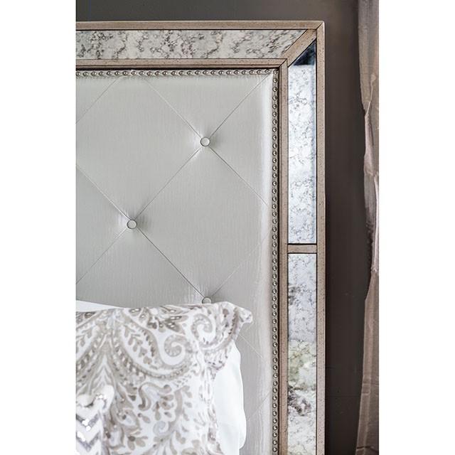 LORAINE Cal.King, E.King, & Queen Bed - Casa Morelos / Coahuila Furniture (Oklahoma City, OK)