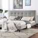 LEOMIN Cal.King, E.King, Full, & Queen Bed, Gray - Casa Morelos / Coahuila Furniture (Oklahoma City, OK)