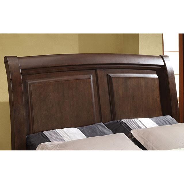 Litchville Brown Cherry Cal.King, E.King, & Queen Bed - Casa Morelos / Coahuila Furniture (Oklahoma City, OK)