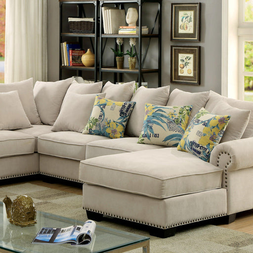 SKYLER Beige Sectional - Casa Morelos / Coahuila Furniture (Oklahoma City, OK)