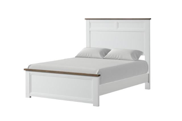 Pinetop Twin & Full Bed White & Blue - Casa Morelos / Coahuila Furniture (Oklahoma City, OK)