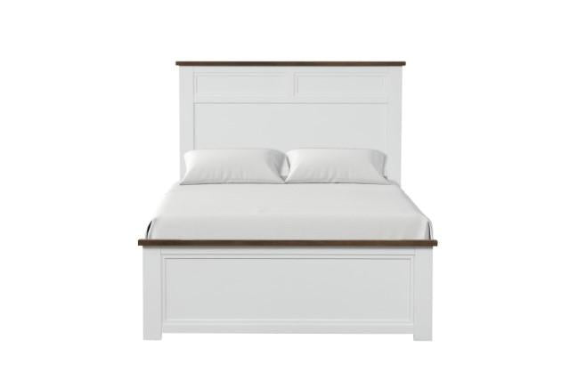 Pinetop Twin & Full Bed White & Blue - Casa Morelos / Coahuila Furniture (Oklahoma City, OK)