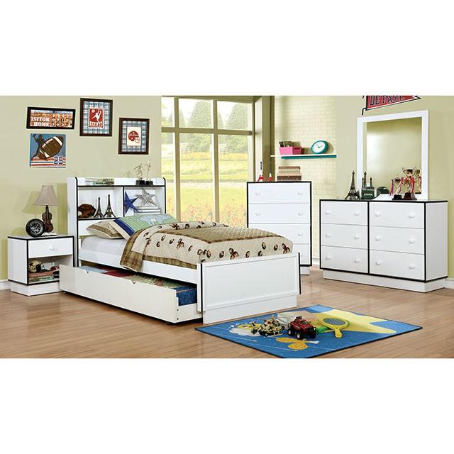 Bobbi Night Stand Blue - Casa Morelos / Coahuila Furniture (Oklahoma City, OK)