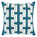 Kari Teal 20" X 20" Pillow, Turquoise - Casa Morelos / Coahuila Furniture (Oklahoma City, OK)