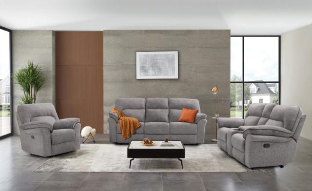 JOSIAS Sofa, Light Gray Fabric - Casa Morelos / Coahuila Furniture (Oklahoma City, OK)