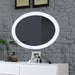 LENNART II White Oval Mirror - Casa Morelos / Coahuila Furniture (Oklahoma City, OK)