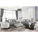 Verne Bluish Gray Love Seat - Casa Morelos / Coahuila Furniture (Oklahoma City, OK)