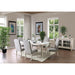 Daniella Antique White Dining Table - Casa Morelos / Coahuila Furniture (Oklahoma City, OK)
