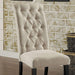 Mashall Beige/Antique Black Side Chair, Ivory (2/CTN) - Casa Morelos / Coahuila Furniture (Oklahoma City, OK)