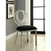 ORLA Silver/Black Side Chair (2/CTN) - Casa Morelos / Coahuila Furniture (Oklahoma City, OK)