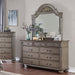 SYRACUSE Dresser, Gray - Casa Morelos / Coahuila Furniture (Oklahoma City, OK)