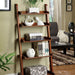 Lugo Antique Oak Ladder Shelf - Casa Morelos / Coahuila Furniture (Oklahoma City, OK)