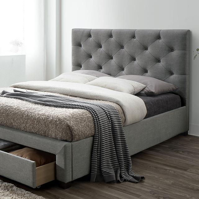 SYBELLA Cal.King, E.King, Queen, Full, & Twin Bed, Beige - Casa Morelos / Coahuila Furniture (Oklahoma City, OK)