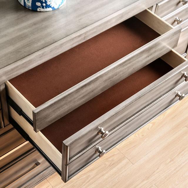 DAPHNE Gray Dresser - Casa Morelos / Coahuila Furniture (Oklahoma City, OK)