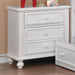 OLIVIA White Night Stand - Casa Morelos / Coahuila Furniture (Oklahoma City, OK)
