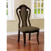 Rosalina Walnut/Beige Side Chair (2/CTN) - Casa Morelos / Coahuila Furniture (Oklahoma City, OK)