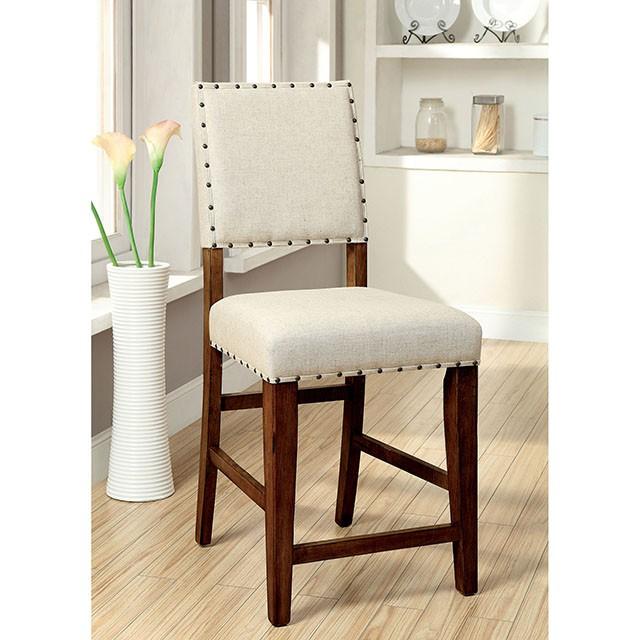 SANIA Rustic Oak Counter Ht. Chair (2/CTN) - Casa Morelos / Coahuila Furniture (Oklahoma City, OK)
