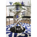 ROXO Silver/Black Round Dining Table - Casa Morelos / Coahuila Furniture (Oklahoma City, OK)