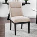 Jasmin Black/White Side Chair (2/CTN) - Casa Morelos / Coahuila Furniture (Oklahoma City, OK)
