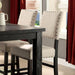 Sania II Antique Black/Beige Counter Ht. Chair (2/CTN) - Casa Morelos / Coahuila Furniture (Oklahoma City, OK)