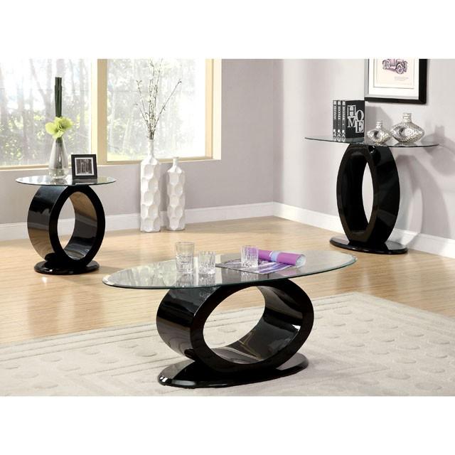 LODIA III Black End Table, Black - Casa Morelos / Coahuila Furniture (Oklahoma City, OK)