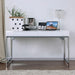 Loke White/Chrome Computer Desk - Casa Morelos / Coahuila Furniture (Oklahoma City, OK)