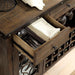 PAULINA Rustic Walnut Server - Casa Morelos / Coahuila Furniture (Oklahoma City, OK)