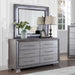 RAIDEN Dresser, Gray - Casa Morelos / Coahuila Furniture (Oklahoma City, OK)