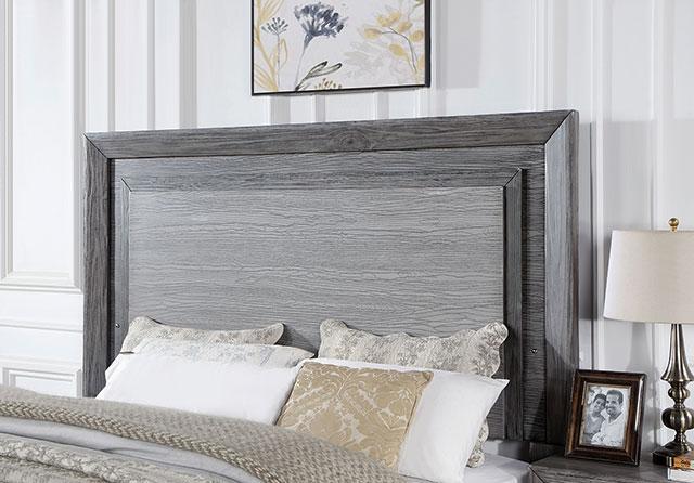 RAIDEN Cal.King, E.King, & Queen Bed, Gray - Casa Morelos / Coahuila Furniture (Oklahoma City, OK)