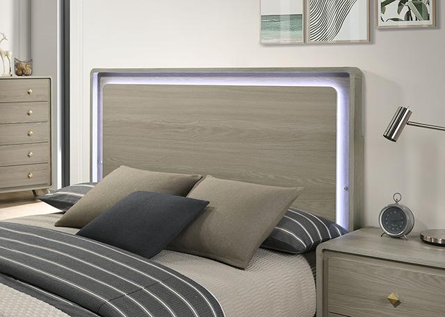 Rainier Bed Gray - Casa Morelos / Coahuila Furniture (Oklahoma City, OK)
