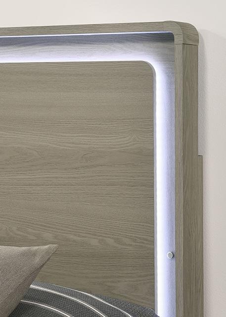 Rainier Bed Gray - Casa Morelos / Coahuila Furniture (Oklahoma City, OK)