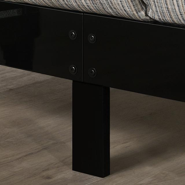 MAGDEBURG Cal.King Bed, Black & White - Casa Morelos / Coahuila Furniture (Oklahoma City, OK)