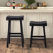 Biasca 24" Stool (2/CTN) White, Brown, & Black - Casa Morelos / Coahuila Furniture (Oklahoma City, OK)