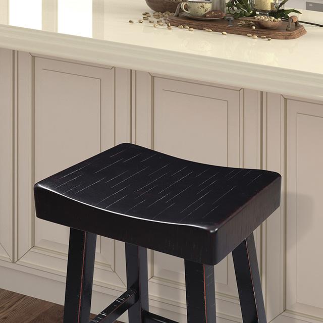 Biasca 29" Stool (2/CTN) White, Brown, & Black - Casa Morelos / Coahuila Furniture (Oklahoma City, OK)