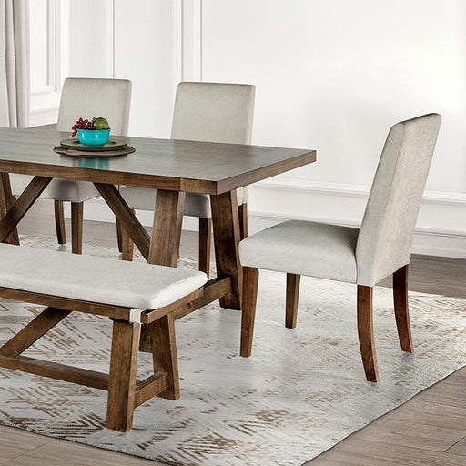Losone Dining Table Set with Bench Rustic - Casa Morelos / Coahuila Furniture (Oklahoma City, OK)