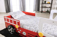 FIERSTALL Twin Bed, Red - Casa Morelos / Coahuila Furniture (Oklahoma City, OK)